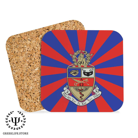 Kappa Psi Beverage Coasters Square (Set of 4)