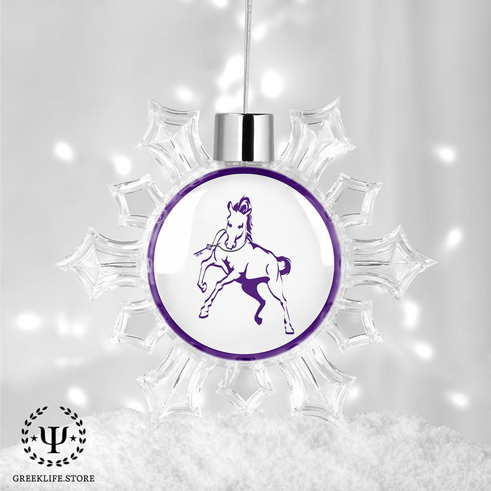 Sigma Lambda Beta Christmas Ornament - Snowflake