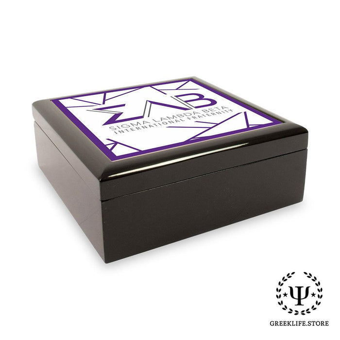 Sigma Lambda Beta Keepsake Box Wooden