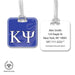 Kappa Psi Luggage Bag Tag (square) - greeklife.store