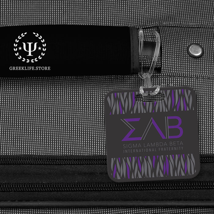 Sigma Lambda Beta Luggage Bag Tag (square)
