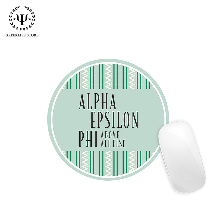Alpha Epsilon Phi Mouse Pad Round