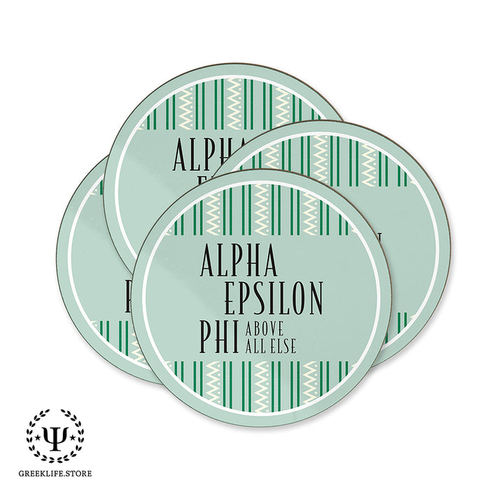 Alpha Epsilon Phi Beverage coaster round (Set of 4)