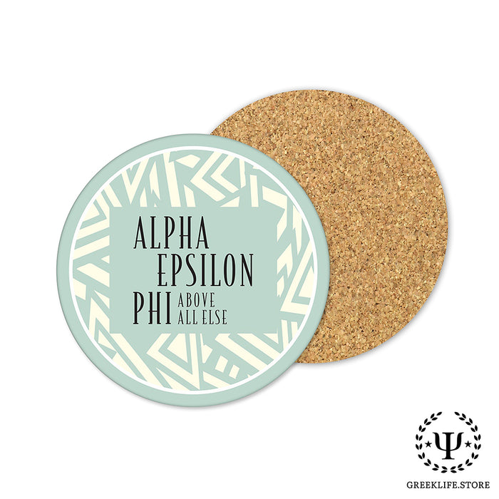 Alpha Epsilon Phi Beverage coaster round (Set of 4)