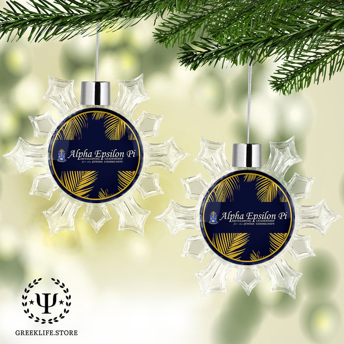 Alpha Epsilon Pi Christmas Ornament - Snowflake