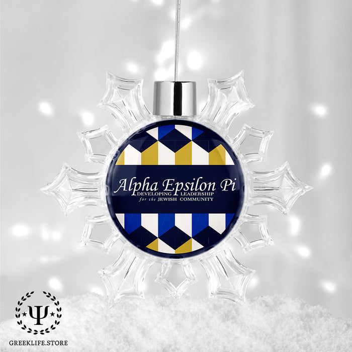 Alpha Epsilon Pi Christmas Ornament - Snowflake
