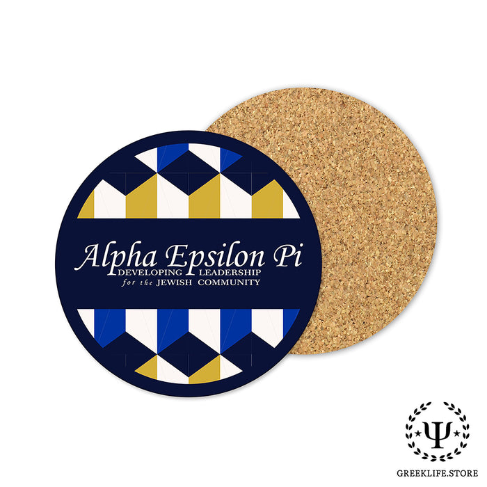 Alpha Epsilon Pi Beverage coaster round (Set of 4)