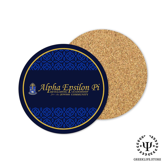 Alpha Epsilon Pi Beverage coaster round (Set of 4)