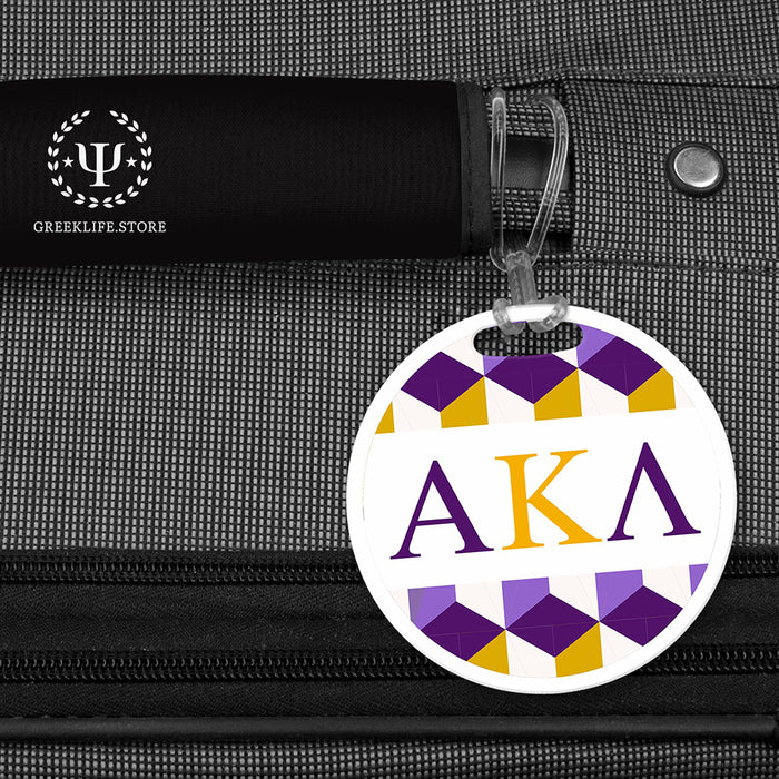 Alpha Kappa Lambda Luggage Bag Tag (round)