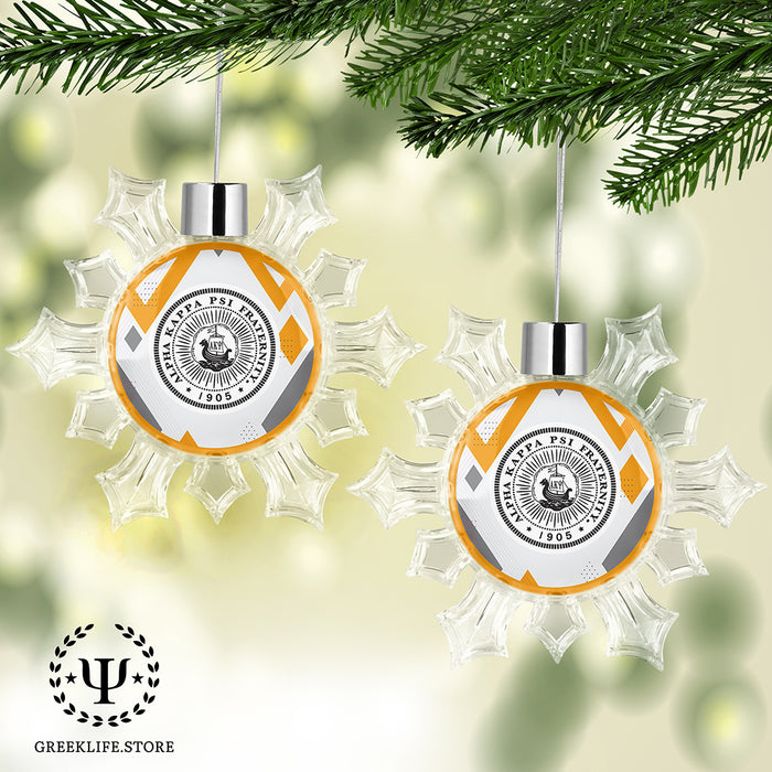 Alpha Kappa Psi Christmas Ornament - Snowflake