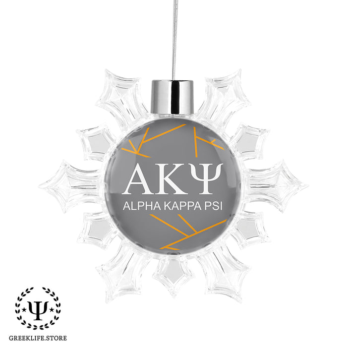 Alpha Kappa Psi Christmas Ornament - Snowflake