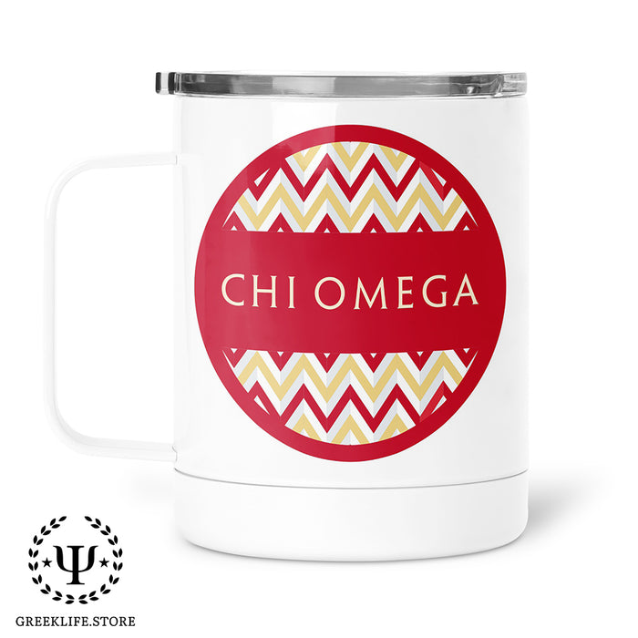Chi Omega Stainless Steel Travel Mug 13 OZ