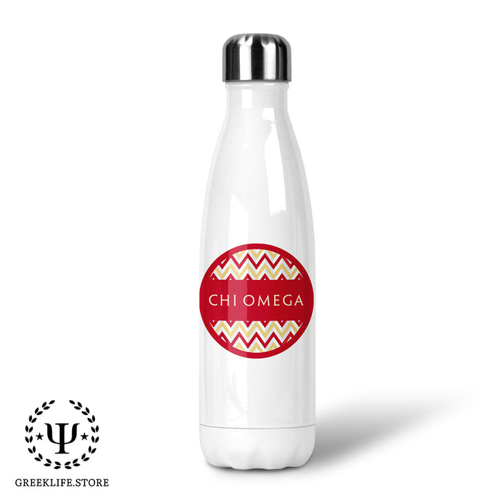Chi Omega Steel Thermos Water Bottle 17 OZ