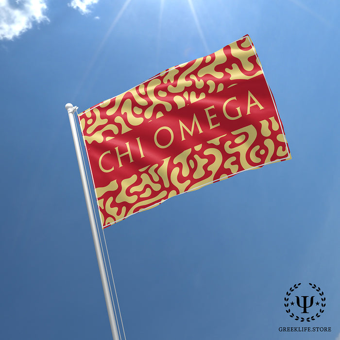 Chi Omega Flags and Banners