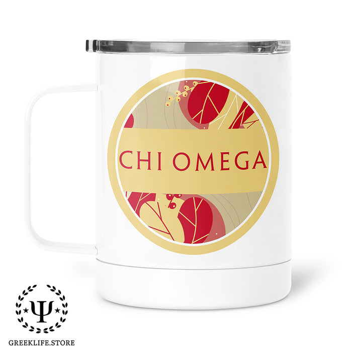 Chi Omega Stainless Steel Travel Mug 13 OZ