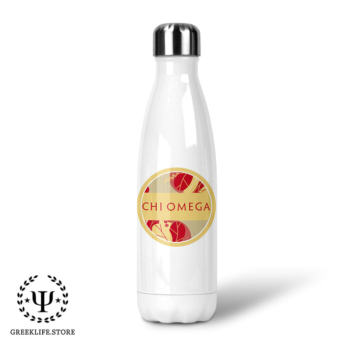 Chi Omega Steel Thermos Water Bottle 17 OZ