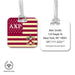Alpha Chi Rho Luggage Bag Tag (square) - greeklife.store