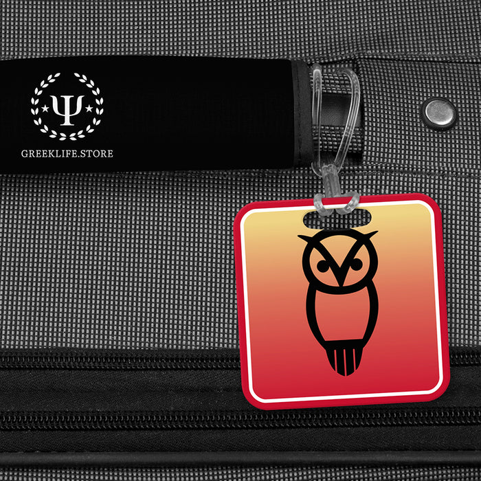 Chi Omega Luggage Bag Tag (square)