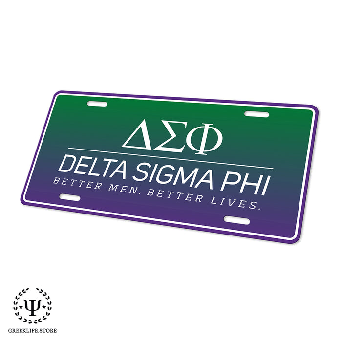 Delta Sigma Phi Decorative License Plate