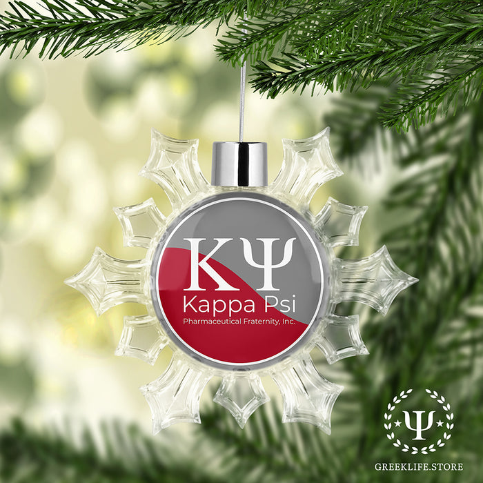 Kappa Psi Christmas Ornament - Snowflake