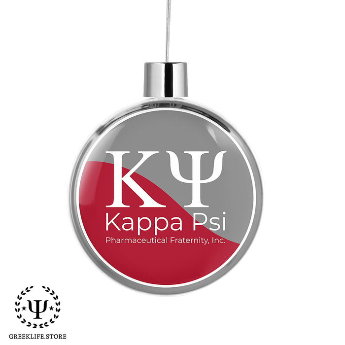 Kappa Psi Christmas Ornament Flat Round