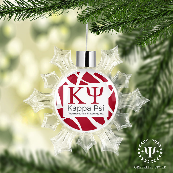 Kappa Psi Christmas Ornament - Snowflake