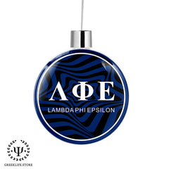 Lambda Phi Epsilon Christmas Ornament Santa Magic Key