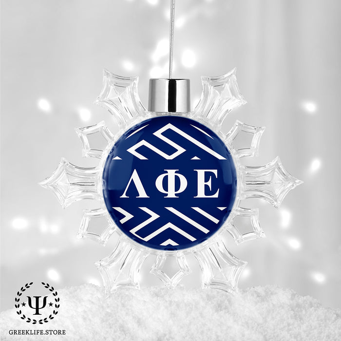 Lambda Phi Epsilon Christmas Ornament - Snowflake