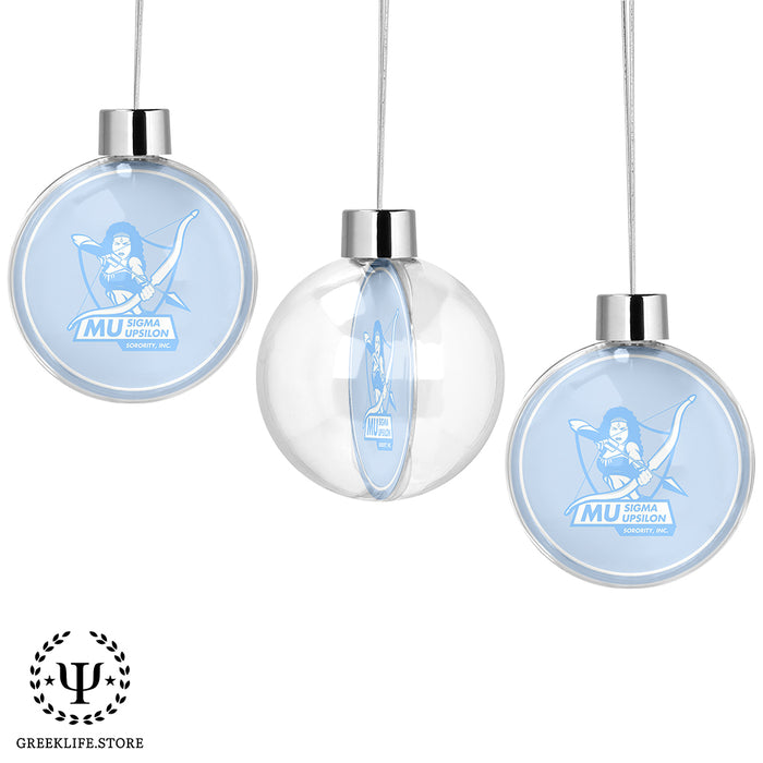 Mu Sigma Upsilon Christmas Ornament - Ball