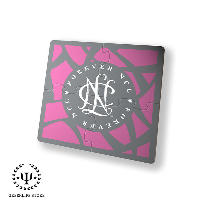 National Charity League Beverage Jigsaw Puzzle Coasters Square (Set of 4)