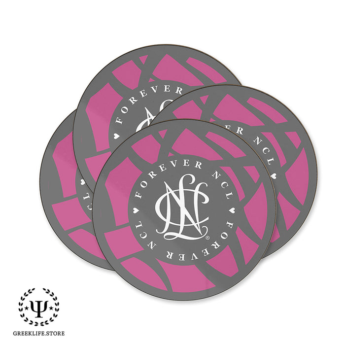 National Charity League Beverage coaster round (Set of 4)