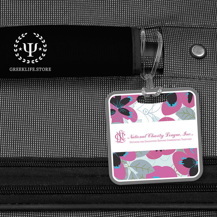National Charity League Luggage Bag Tag (square)