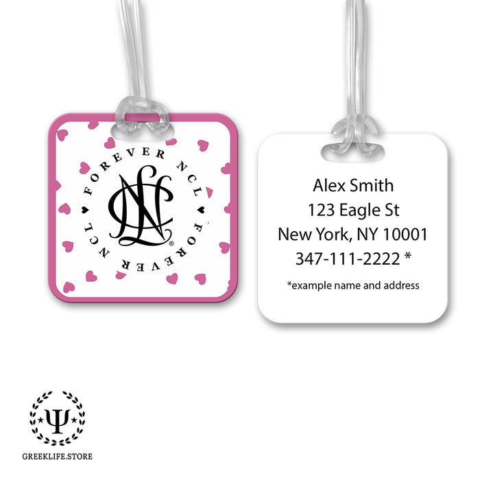 National Charity League Luggage Bag Tag (square)