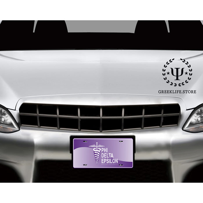 Phi Delta Epsilon Decorative License Plate