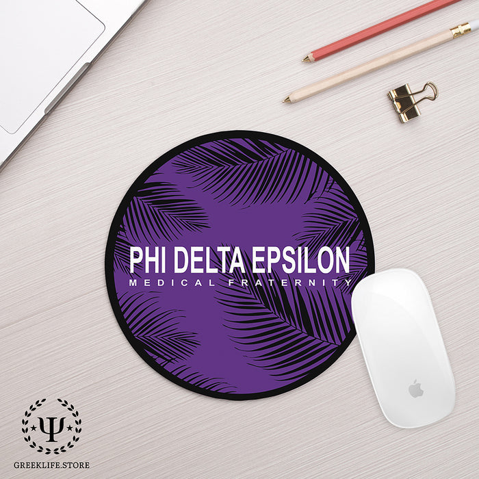 Phi Delta Epsilon Mouse Pad Round