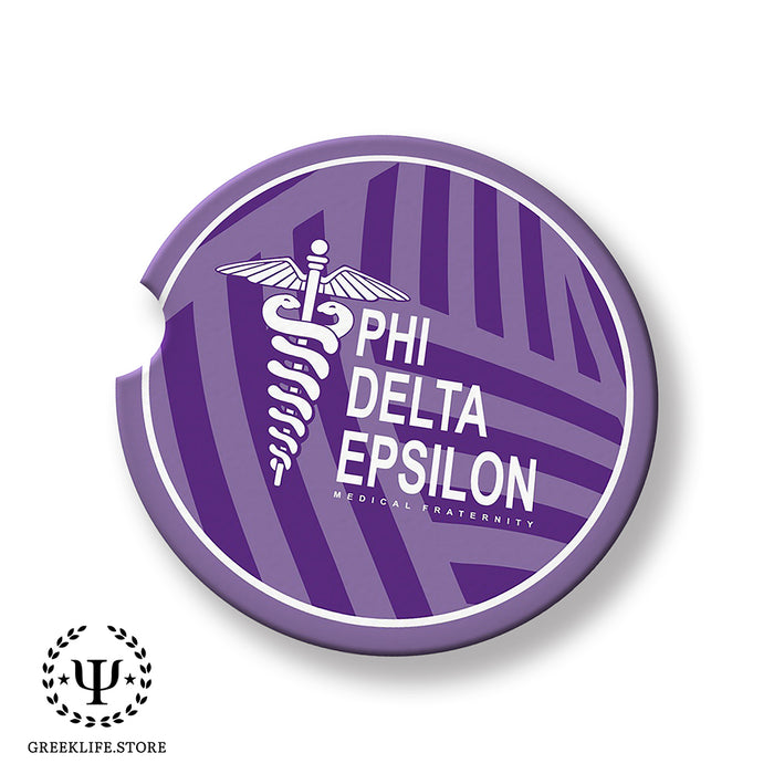 Phi Delta Epsilon Car Cup Holder Coaster (Set of 2)