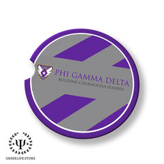 Phi Gamma Delta Stainless Steel Tumbler - 20oz - Ringed Base