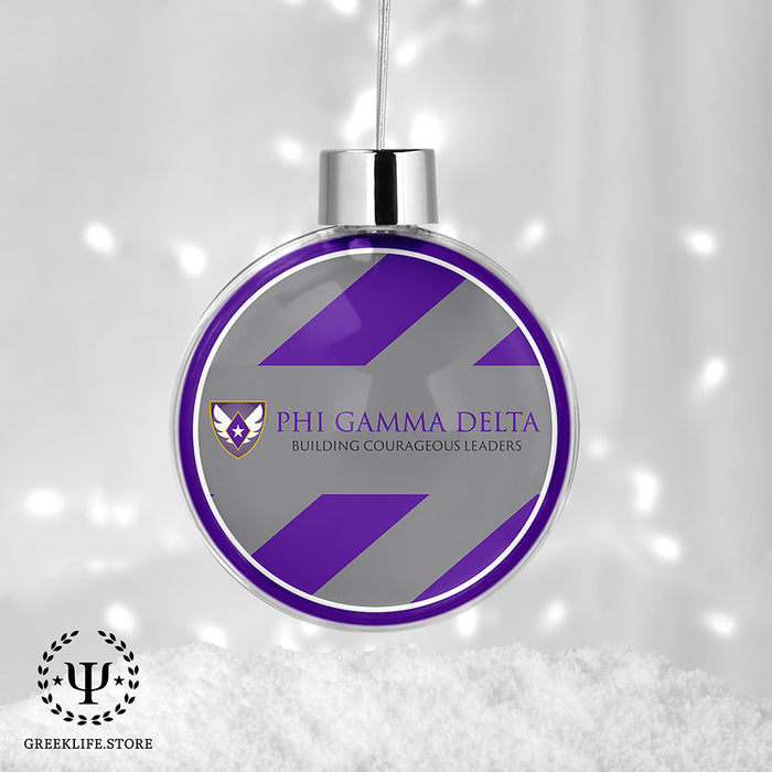 Phi Gamma Delta Christmas Ornament - Ball