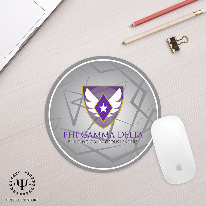 Phi Gamma Delta Mouse Pad Round