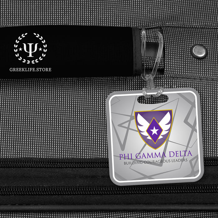 Phi Gamma Delta Luggage Bag Tag (square)