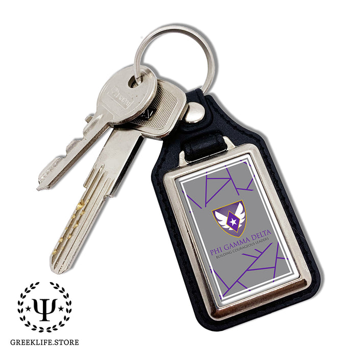 Phi Gamma Delta Keychain Rectangular