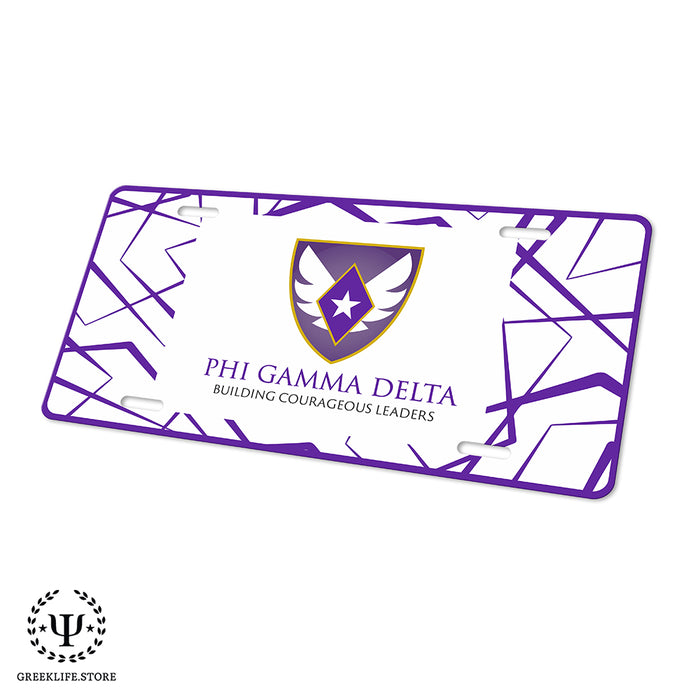 Phi Gamma Delta Decorative License Plate