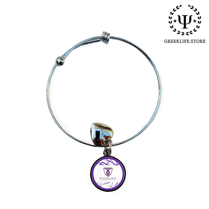 Phi Gamma Delta Round Adjustable Bracelet