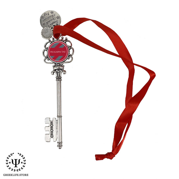 Phi Kappa Tau Christmas Ornament Santa Magic Key