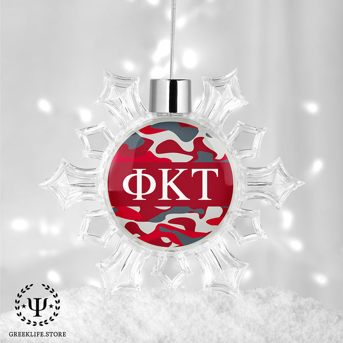 Phi Kappa Tau Christmas Ornament - Snowflake