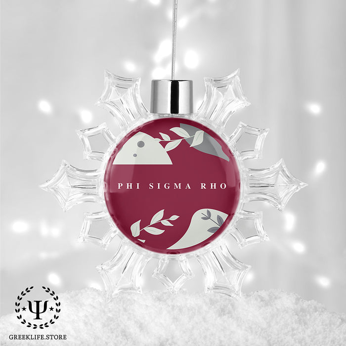 Phi Sigma Rho Christmas Ornament - Snowflake