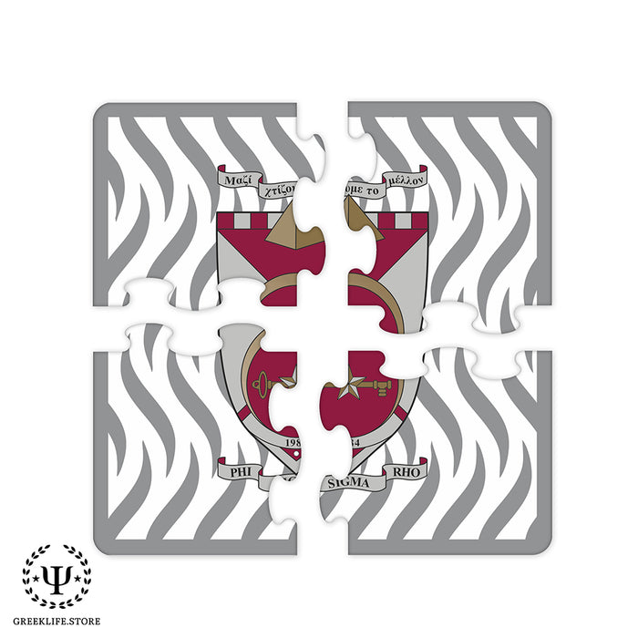 Phi Sigma Rho Beverage Jigsaw Puzzle Coasters Square (Set of 4)