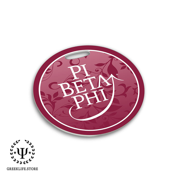 Pi Beta Phi Luggage Bag Tag (round)