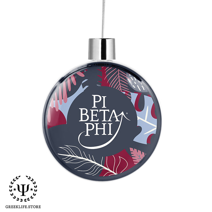 Pi Beta Phi Christmas Ornament Flat Round