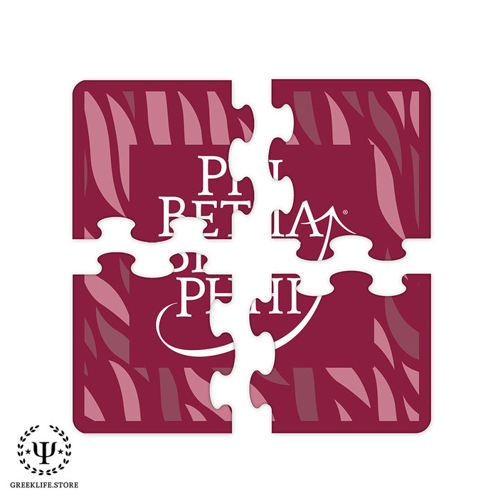 Pi Beta Phi Beverage Jigsaw Puzzle Coasters Square (Set of 4)